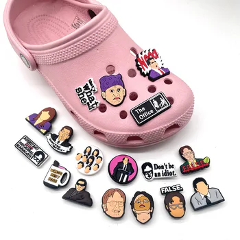 1 adet jıbz ofis Serin ayakkabı takılar DIY Komik Aksesuarları toka fit croc Bahçe ayakkabı Dekorasyon Unisex kız çocuklar hediyeler