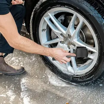 Araba Yıkama Temizleme Fırçası Evrensel Taşınabilir Çok Amaçlı Araba Lastikleri Jant Scrubber Fırça Oto Dış Temizlik Aksesuarları