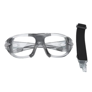 Basketbol Gözlük UV Geçirmez Şok Direnci Kum Geçirmez PC + Reçine Çizik Önleme Basketbol Gözlük Açık Macera için