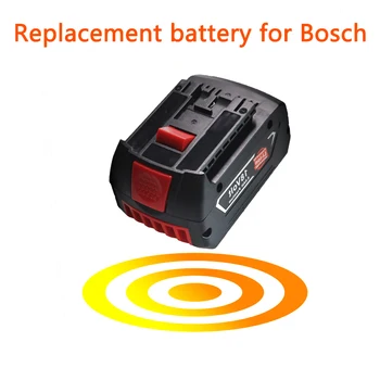 Bosch 18V için Uygun Şarj Edilebilir Lityum iyon Pil 6.0/8.0/10.0 Ah Yedek Taşınabilir Yedek BAT609 BAT609G 618