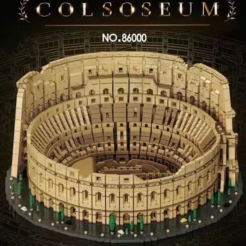 Büyük 9036 Adet 86000 Mimari Şehir İtalya Roma Colosseum Modeli Yapı Taşları 10276 Tuğla Çocuk Oyuncakları