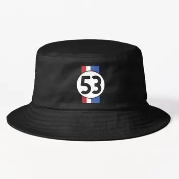 Herbie Çizgili 53 Kova Şapka Kova Şapka Cheapu Erkek Spor Açık Rahat Balıkçı Yaz Kapaklar Erkek Güneş Hip Hop Bahar