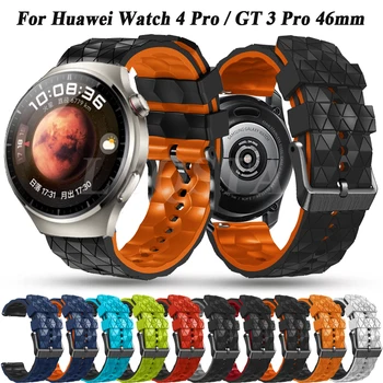 Izle 4 Pro Kordonlu Saat 22mm Silikon Kayış Bilezik İçin Huawei İzle GT 2 3 SE GT2 GT3 Pro 46mm Smartwatch Bilekliği Aksesuarları