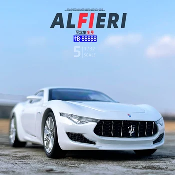 JKM 1 / 32 Maserati Alfieri yakın metal araba modeli simülasyon oyuncak spor araba koleksiyonu hediye süsler