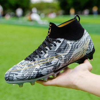 Kaliteli Mbappé futbol ayakkabıları Dayanıklı Rahat futbol kramponları Hafif Açık Futbol Cleats Toptan Sneakers 34-45 Boyutları