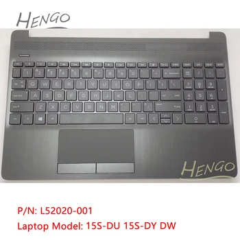 L52020-001 Gri Orijinal Yeni HP 15S-DU 15S-DY DW Palmrest Klavye Arkadan Aydınlatmalı ve dokunmatik hp reklam