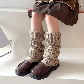 Lolitas çocuk bacak ısıtıcıları Büküm Örme Çorap Bebek Kız Sıcak ayak koruyucu Sevimli muhafızları Çorap Uzun Çorap