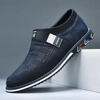 Moda erkek Marka Ayakkabı günlük mokasen ayakkabı Erkekler için Klasik El Yapımı Platformu Lüks Açık Yürüyüş Ayakkabı Erkekler Sürüş Sneakers Yeni