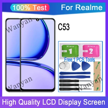 Orijinal Realme İçin C53 LCD ekran dokunmatik ekran digitizer Değiştirme