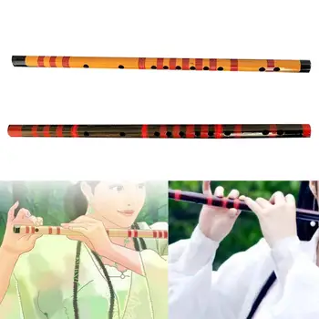 Profesyonel F Tuşu Çin Bambu Flüt Nefesli Müzik Aletleri Geleneksel Çin Dizi Enine Flauta