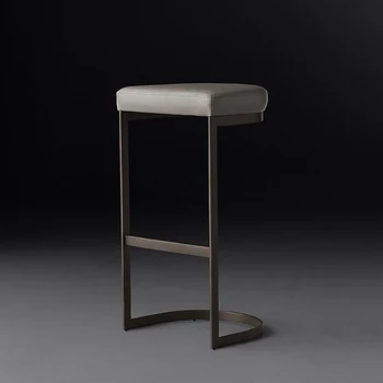 Sayaç Bar Tabureleri Yemek Lüks Modern Puf bar sandalyesi Tasarımcı Mutfak Uzun Ofis Sillas Para Comedor Çoğaltma Mobilya BY012