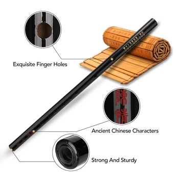 Sıcak Satış Bambu Flüt Dizi Profesyonel Nefesli Enstrüman Anahtar F Çin Dizi Enine Flauta El Yapımı