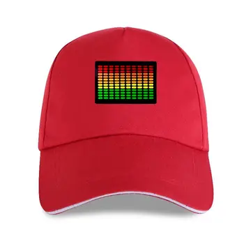 Yeni erkek LED Ekolayzır Ses Aktif ışıldayan beyzbol şapkası