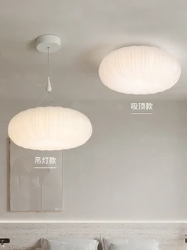 Çocuk odası lamba yaratıcı kabak tavan lambası İskandinav modern minimalist sıcak ve lüks ışık yatak odasında