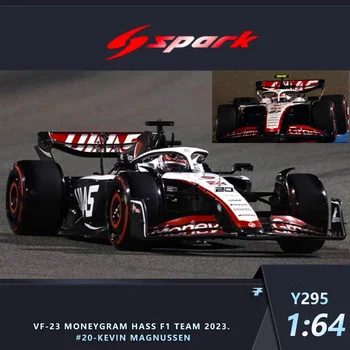 (Ön Sipariş) Kıvılcım 1: 64 2023 F1 Haas VF - 23 MoneyGram pres döküm model araba