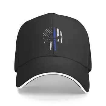 Özel İskelet Kafatası ABD Amerikan Bayrağı Beyzbol Şapkası Erkekler Kadınlar için Ayarlanabilir Baba Şapka Spor