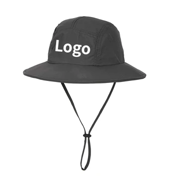 Özel Logo Açık Güneş Koruma balıkçı şapkası Dağcılık balıkçı şapkası Yaz güneş şapkası Erkekler ve Kadınlar için
