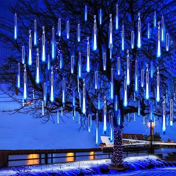 1/2/3/4 Takım Led Meteor Duş Yağmur Peri Dize İşıklar Garland Noel Ağacı Açık Cadılar Bayramı Yatak Odası Bahçe Dekorasyon
