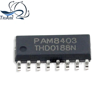10 adet PAM8403 SOP - 16 8403 3W*2 Filtresiz Stereo D Sınıfı ses amplifikatörü Çip YENİ