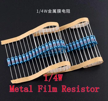 (100 adet) 10 M ohm 1/4 W 10 M Metal Film Rezistans 10 Mohm 0.25 W 1 % ROHS