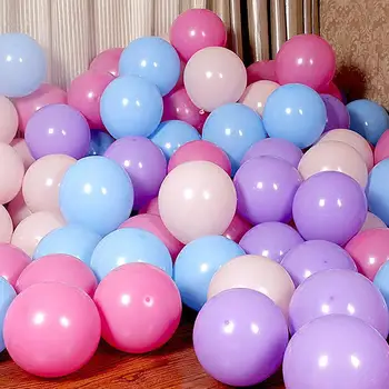 100 adet Balon Toptan 10 İnç 2.2 g Mat Yuvarlak Balon Düğün Odası Festivali Doğum Günü Partisi Dekorasyon Malzemeleri