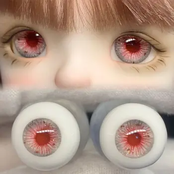 12/14/16 / 18mm Bebek Gözler Bjd Bebek Alçı Göz Küresi İnsan Gözü Desen El Yapımı Dıy Kız Oyuncak Giyinmek Bebek Aksesuarları
