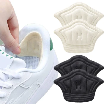 2 adet Tabanlık Yama Topuk Pedleri spor ayakkabılar Ağrı kesici Aşınma Önleyici Ayak ped koruyucu Arka Etiket