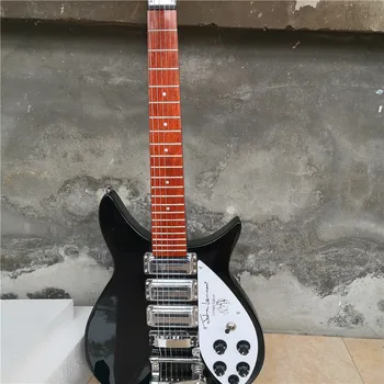 325 Siyah Parlak 6-string Elektro Gitar, Herhangi Bir Renkte Sipariş Edilebilir, Stokta, Ücretsiz Kargo