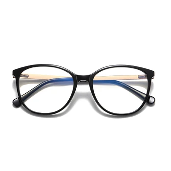 54mm Yeni Varış Unisex Ultra Hafif TR90 Retro Gözlük Çerçeveleri Kadın Moda Yuvarlak Gözlük Reçete Çerçeve Miyopi 2056