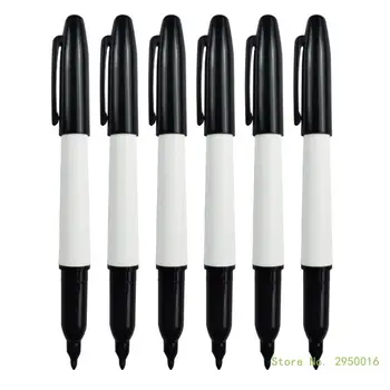 6 Adet Beyaz Tahta Kalem Kapitone işaretleme kalemleri işaretleyici kalem Kaybolan Kalemler Ufuk Suda Çözünür Hava Silinebilir işaretleme kalemleri