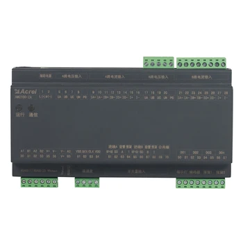 Acrel AMC100-ZA din ray AC hassas güç dağıtım monitörü plug-in terminalleri 3 yollu RS485 / modbus-RTU IDC
