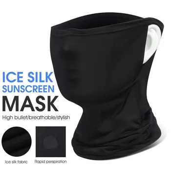 Batı Nefes Yaz Bisiklet Şapkalar Buz İpek Anti UV yüz kapatma Açık Spor koşu eşarbı Toz Geçirmez Erkek Kadın Maskesi