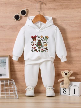 Bebek Bebek Erkek Kız Giysileri Yenidoğan Sonbahar Uzun Kollu moda Noel ağacı Pantolon bebek kıyafetleri Kıyafet 0-36M