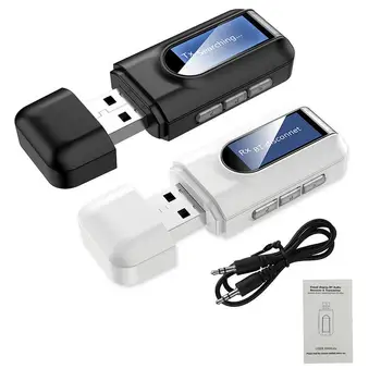 Bluetooth Adaptörü 2 İn 1 kablosuz AV alıcısı-vericisi ve Alıcı İçin Araba TV Ses Adaptörü Araba bluetooth Alıcısı 1 Adet Ses Alıcısı