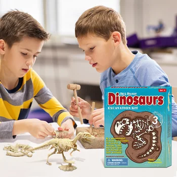 Dinozor İskeleti Arkeolojik Kazı çocuk Oyuncakları Jurassic Tyrannosaurus Rex Tyrannosaurus Dinozor Ekleme Oyuncaklar
