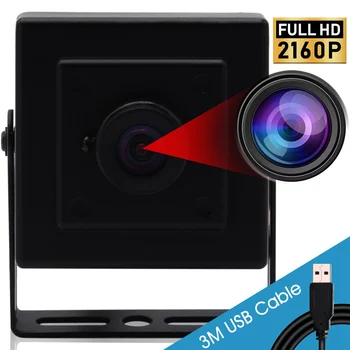 ELP 4K Kamera / 1 / 2 5 İnç IMX317 Yüksek Çözünürlüklü 3840x2160 30fps Yüksek Hızlı Hiçbir Bozulma Lens Ücretsiz Sürücü USB Kamera Modülü