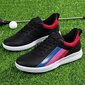 En Çok Satan Golf ayakkabıları Erkekler Kadınlar için Deri Golf Eğitim Çiftler Kauçuk Taban spor ayakkabılar Erkekler Marka Golf Sneakers Kadınlar