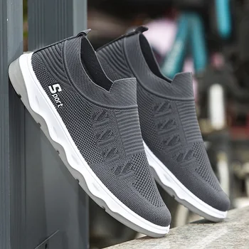 Ilkbahar Sonbahar Ayakkabı erkek mokasen ayakkabıları Koşu Erkek Sneakers spor ayakkabı Anti-Koku Düz Renk 2023 Dayanıklı Nefes Zapatos