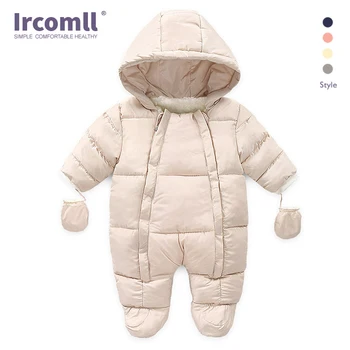 Ircomll Yenidoğan Erkek Bebek Kız Kış Tulum Yürüyor Bebek Uzun Kollu Tulum Pamuk Bebek Kostüm Emekleme Çocuk Giysileri Maliyeti
