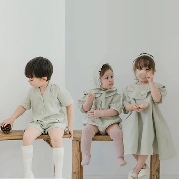 Ispanyolca Bebek Elbiseleri Kızlar için 2023 Çocuk Kız Nakış Elbise Pamuk Gevşek Giysiler Çocuk Butik Tasarım Frocks Bebek Kıyafeti