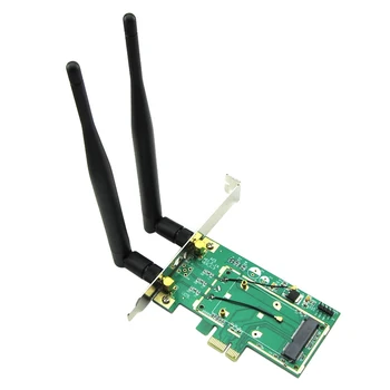 Kablosuz Ağ Kartı WiFi Mini PCI Express PCIe Adaptör Kartı Bilgisayar için