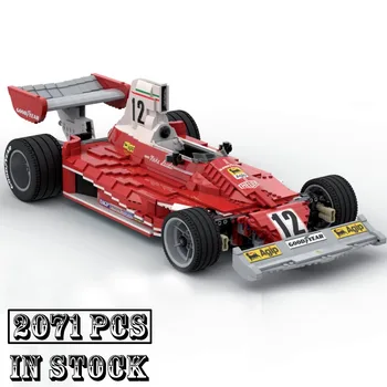 Klasik model MOC - 12763 312T ölçekli 1:8 Formula 1 Supercar Yarış Araba Modeli Yapı Yaratıcıları Blok Tuğla Oyuncaklar çocuklar için doğum günü hediyesi