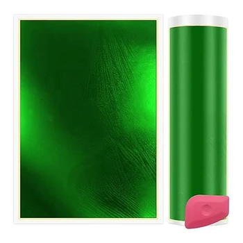 Lazer Gravür Markalama Renkli Kağıt, 2 ADET Yeşil işaretleme kağıdı,15.3X10.4 İnç Lazer Gravür Kağıdı Fiber Lazer Markalama İçin Dayanıklı