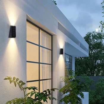 LED güneş ışığı RGBW açık bahçe Yard dekor lambası su geçirmez manuel / ışık kontrolü duvar lambası enerji tasarrufu sokak gece lambası