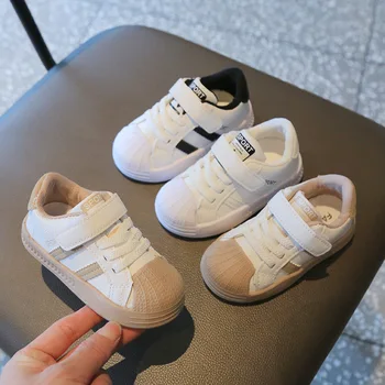 Moda Bebek Yürümeye Başlayan Kızlar spor ayakkabı Beyaz Çocuk rahat ayakkabılar Erkek ve Kız Çocuklar için Ayakkabı Kız için