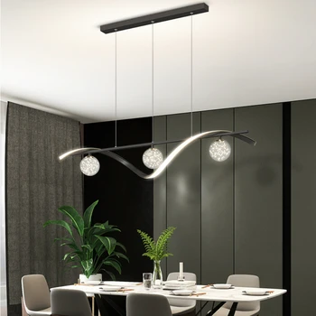 Modern LED Avize Oturma Odası yemek odası için cam küre Mutfak Lambası Ev Dekor Aydınlatma Yenilik İskandinav LED asılı ışıklar