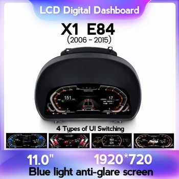 Orijinal Araba Otomotiv LCD Dijital Küme gösterge BMW X1 E84 2006-2015 Hız Göstergesi Monitör Ekran ünitesi