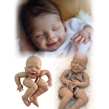 OtardDolls 18 İnç Nisan Bebe Reborn Kiti El Yapımı Boyalı / Boyasız Gerçekçi Uyku Bebek Parçaları Oyuncak Hediye Seti Reborn Günah Pintar