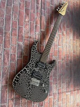 Parçalanmış elektro gitar, çift pikap, fiziksel çekim, stokta, ultra düşük fiyat, eve paket nakliye
