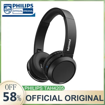 Philips TAH4205 Kulaklık kablosuz bluetooth 5.0 Kulaklık HıFı HD Çağrı Kulakiçi Ofis Eğitim Çevrimiçi Kursu Öğrenme Kulaklık